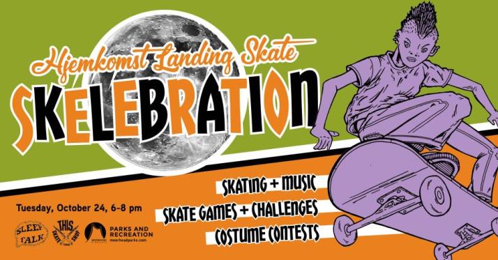 Hjemkomst Landing Skate Skelebration event