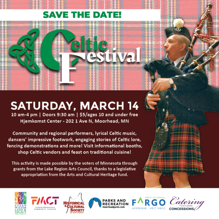 Celtic Festival - Save the Date 2026 - Square Graphic